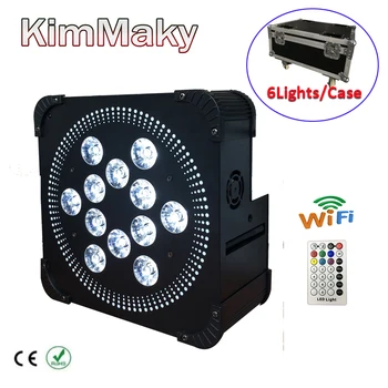 6PCS/case WIFI IR 12x18W Wireless dmx Uplighting Battery Led Battery Par Light Disco Wedding Uplights
6PCS/case WIFI IR 12x18W Wireless dmx Uplighting Battery Led Battery Par Light Disco Wedding Uplights