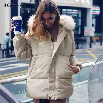 Winter Warm Thicken Fur Hooded Jacket 2019 Parkas Streetwear White Fashion Women Down Jacket Fashion Female Warm Coat Black 2xl
Winter Warm Thicken Fur Hooded Jacket 2019 Parkas Streetwear White Fashion Women Down Jacket Fashion Female Warm Coat Black 2xl