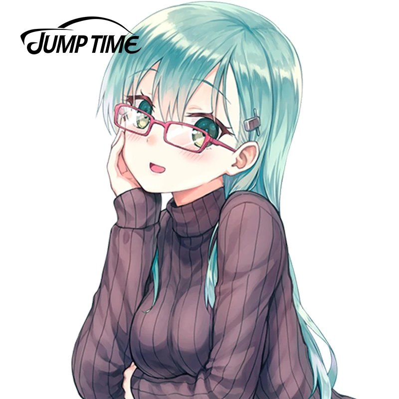 JumpTime 13 см x 9 3 3D стильный автомобиль аниме Kantai Коллекция виниловых наклеек для