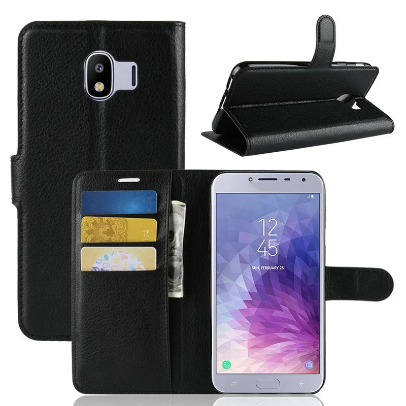 

Case Wallet Phone Case for Samsung Galaxy J4 2018 J400 SM-J400F J400G Flip Leather Cover Case Etui Fundas Capa Coque case