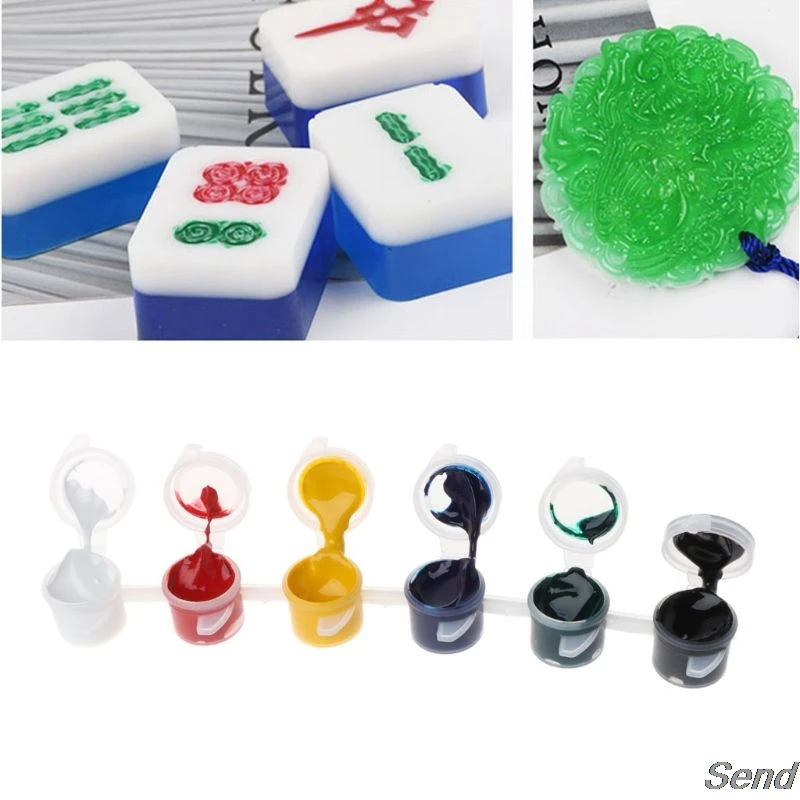 6 Colors Epoxy Resin Color Toning Paste Pigment Kit Handcraft AB Colorant Dye Jewelry Making Tools | Украшения и аксессуары