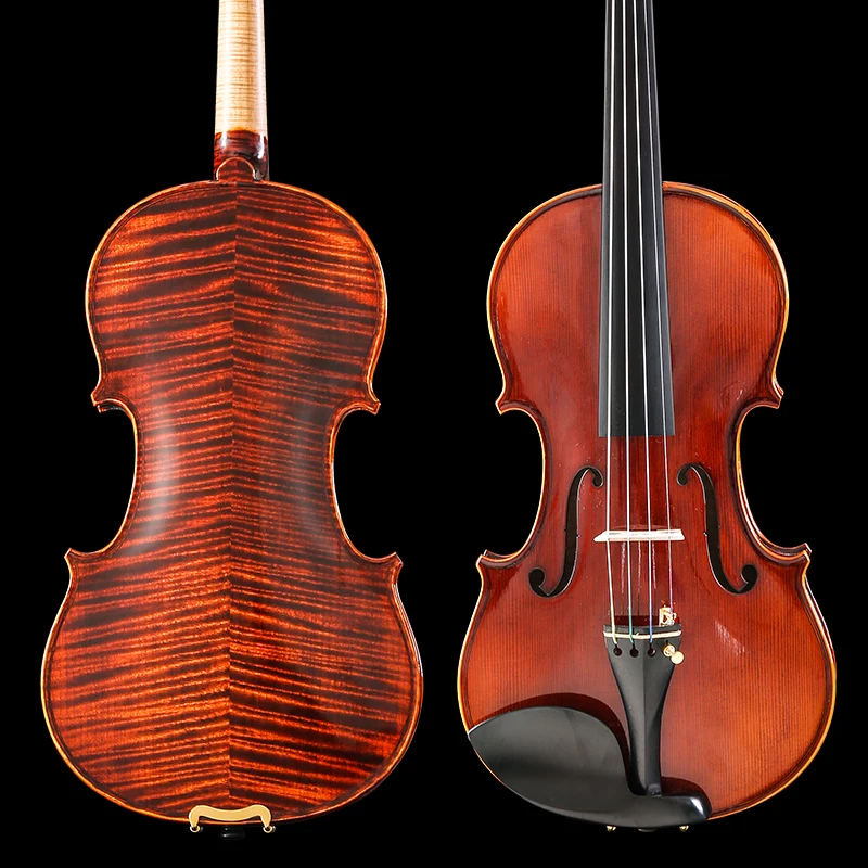 Professional level handmade violin 4/4 3/4 solid wood Natural tiger pattern flamed violin musical instrument free shipping
Professional level handmade violin 4/4 3/4 solid wood Natural tiger pattern flamed violin musical instrument free shipping