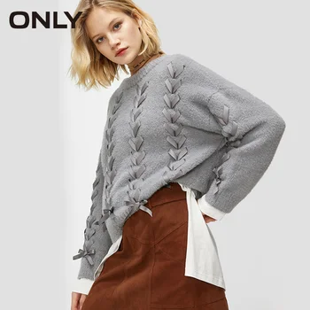 ONLY autumn and winter loose short bow decoration sweater| 119313529
ONLY autumn and winter loose short bow decoration sweater| 119313529