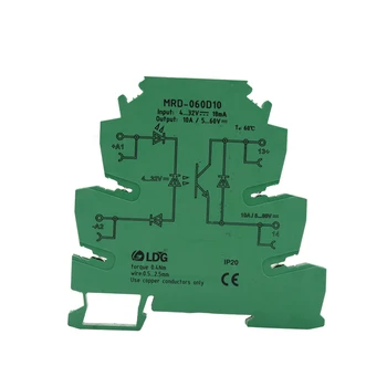 MRD-060D10 1pcs 10A Mini LED Indicator SSR Solid State Relay DC DC Input: 4-32VDC Interface Voltage Switch Relay Module Din Rail 
MRD-060D10 1pcs 10A Mini LED Indicator SSR Solid State Relay DC DC Input: 4-32VDC Interface Voltage Switch Relay Module Din Rail