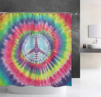 Shower Curtain with Hooks Durable Waterproof Polyester Bath Curtain- Tie Dye Peace Sign
Shower Curtain with Hooks Durable Waterproof Polyester Bath Curtain- Tie Dye Peace Sign