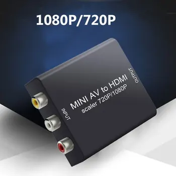 1080p 720P MINI CVBS AV RCA To HDMI Converter Box AV to HDMI Adapter Box RCA Input to HDMI Video converter Support PAL NTSC 
1080p 720P MINI CVBS AV RCA To HDMI Converter Box AV to HDMI Adapter Box RCA Input to HDMI Video converter Support PAL NTSC