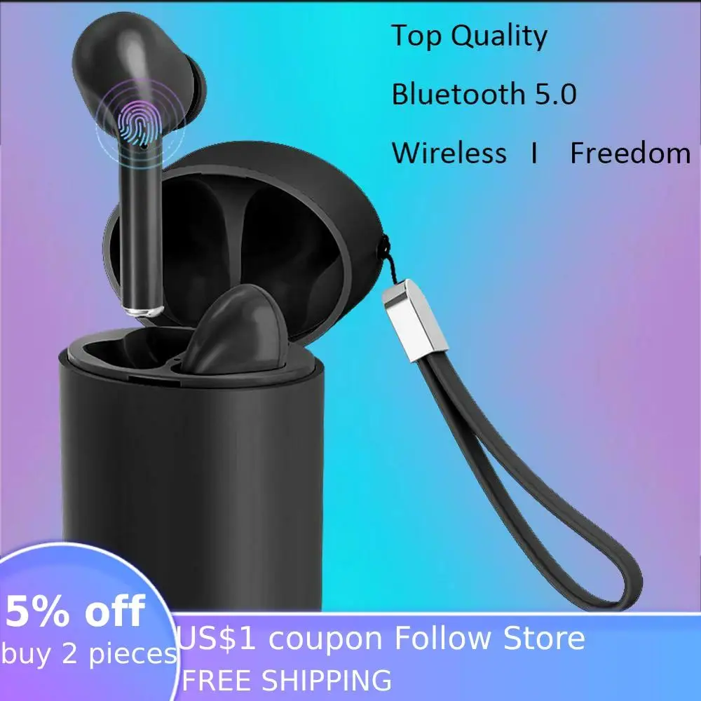 TWS 5.0 Bluetooth headphone 3D stereo wireless earphone with dual microphone
TWS 5.0 Bluetooth headphone 3D stereo wireless earphone with dual microphone