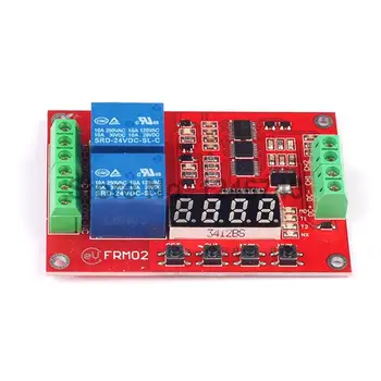 2 Channel 5V 12V 24V Multi Function Relay Module / Time Delay / Self Lock / Cycle / Timing / Time Relay Module
2 Channel 5V 12V 24V Multi Function Relay Module / Time Delay / Self Lock / Cycle / Timing / Time Relay Module