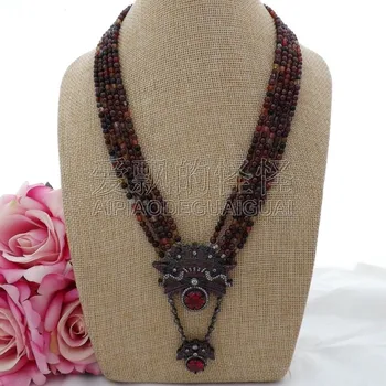 N080608 19"-21" 5strands Multi Color Necklace CZ Pendant 
N080608 19"-21" 5strands Multi Color Necklace CZ Pendant