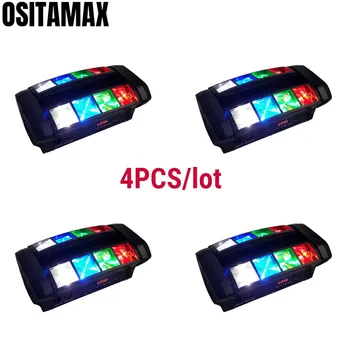 4PCS LED DMX Disco Beam Spider Moving Head Light 8x4w RGBW Colorful Professinal Stage Lighting for Nightclub Christmas Party DJ
4PCS LED DMX Disco Beam Spider Moving Head Light 8x4w RGBW Colorful Professinal Stage Lighting for Nightclub Christmas Party DJ