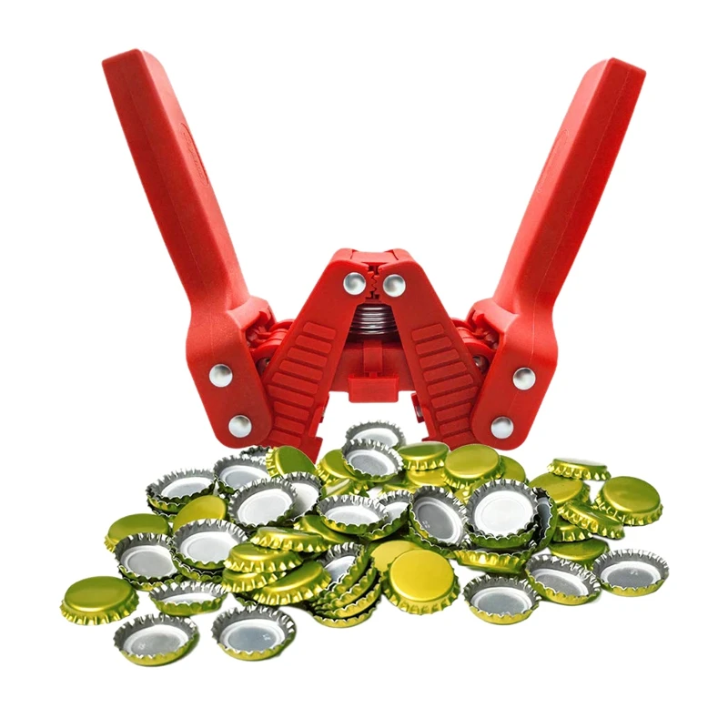 Manual Bottle Capper Tool Crown Capper Bottle Sealer for Home Brewing or Glass Bottles with 150 Bottle Caps
Manual Bottle Capper Tool Crown Capper Bottle Sealer for Home Brewing or Glass Bottles with 150 Bottle Caps