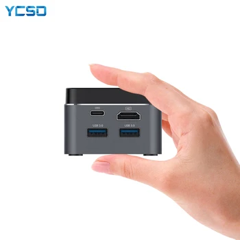 Mini PC Intel Celeron N4100 Quad-Core 6GB LPDDR4 128GB SSD 2.4G/5.0G WiFi Bluetooth 4.2 HDMI2.0 4K 60Hz USB-C Windows10 Computer
Mini PC Intel Celeron N4100 Quad-Core 6GB LPDDR4 128GB SSD 2.4G/5.0G WiFi Bluetooth 4.2 HDMI2.0 4K 60Hz USB-C Windows10 Computer