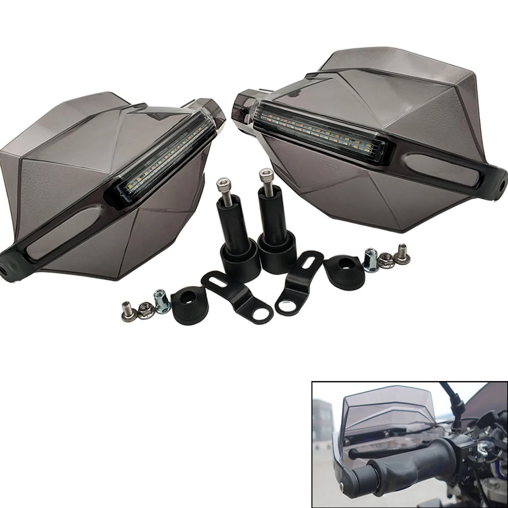 Motorcycle Hand Guards 7/8" Handlebar with LED Light Motocross Handguards For Kawasaki Ninja EX500 650R ER6F ER6N 250 300R 300
Motorcycle Hand Guards 7/8" Handlebar with LED Light Motocross Handguards For Kawasaki Ninja EX500 650R ER6F ER6N 250 300R 300