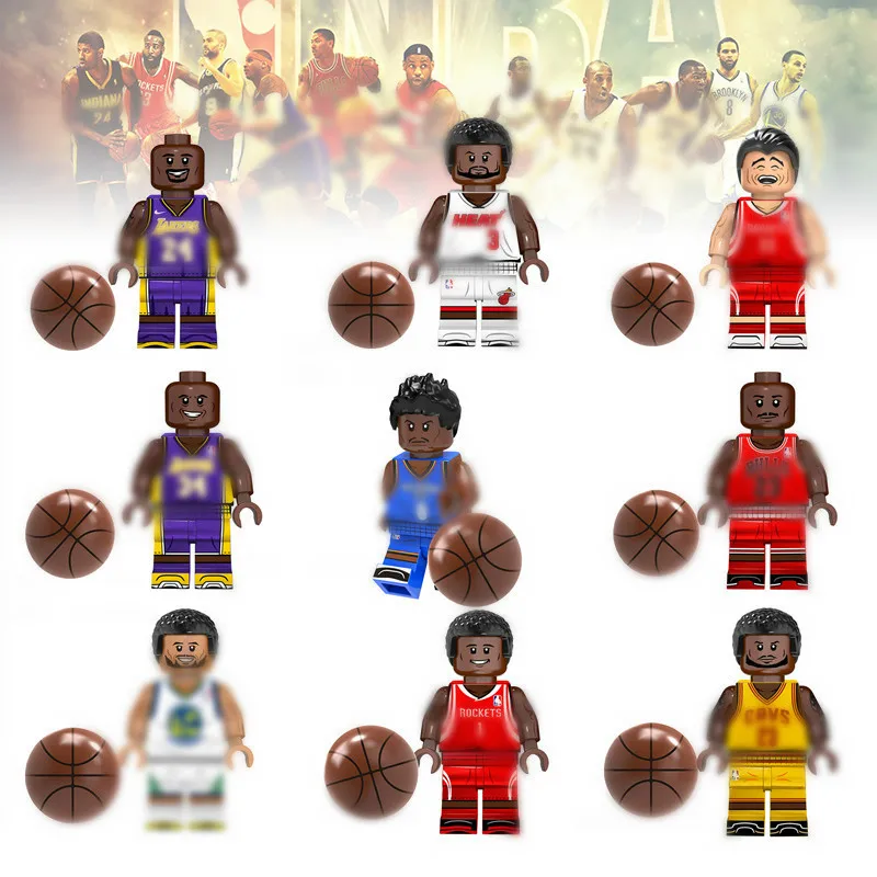 NBAProfessional Basketball Player KobeBryant Stephen Curry Building Blocks Children Toys Gift
NBAProfessional Basketball Player KobeBryant Stephen Curry Building Blocks Children Toys Gift