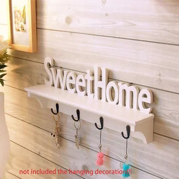 With Hook Storage Shelf Scarf Decoration Organizer Sweet Home Practical Wood Board Clothes Hanging Wall Mounted Key Holder Rack
With Hook Storage Shelf Scarf Decoration Organizer Sweet Home Practical Wood Board Clothes Hanging Wall Mounted Key Holder Rack