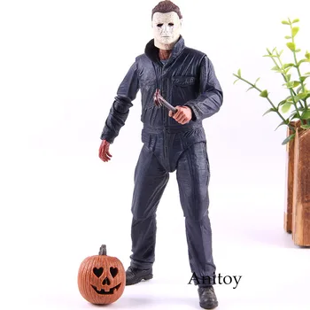 NECA Halloween Action Figure Ultimate Michael Myers Brinquedos Pumpkin With LED Light PVC Toy Doll Christmas Gift for Kids
NECA Halloween Action Figure Ultimate Michael Myers Brinquedos Pumpkin With LED Light PVC Toy Doll Christmas Gift for Kids
