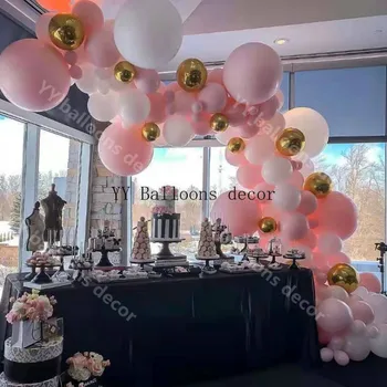 158Pcs Balloons Arch Garland Kit 4D Gold White Pink Arch Chain Wedding Baby Shower Birthday Party Decoration Globos Balloons
158Pcs Balloons Arch Garland Kit 4D Gold White Pink Arch Chain Wedding Baby Shower Birthday Party Decoration Globos Balloons