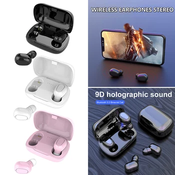 TWS Bluetooth 5.0 Headset Wireless Earphones Mini Earbuds Stereo Headphone For HEP \ HSP \ A2D \ AVRCP Sport Universal
TWS Bluetooth 5.0 Headset Wireless Earphones Mini Earbuds Stereo Headphone For HEP \ HSP \ A2D \ AVRCP Sport Universal