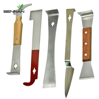 Sennan Beekeeping Equipment 5 Pcs of Honey From The Scraper Hive Tool Set Practical Beekeeper Tool Kit 
Sennan Beekeeping Equipment 5 Pcs of Honey From The Scraper Hive Tool Set Practical Beekeeper Tool Kit
