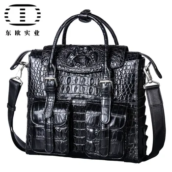 100% High-end Luxury Crocodile Skin Men's Bag Large Capacity Stereoscopic Handbag Office Bag
100% High-end Luxury Crocodile Skin Men's Bag Large Capacity Stereoscopic Handbag Office Bag