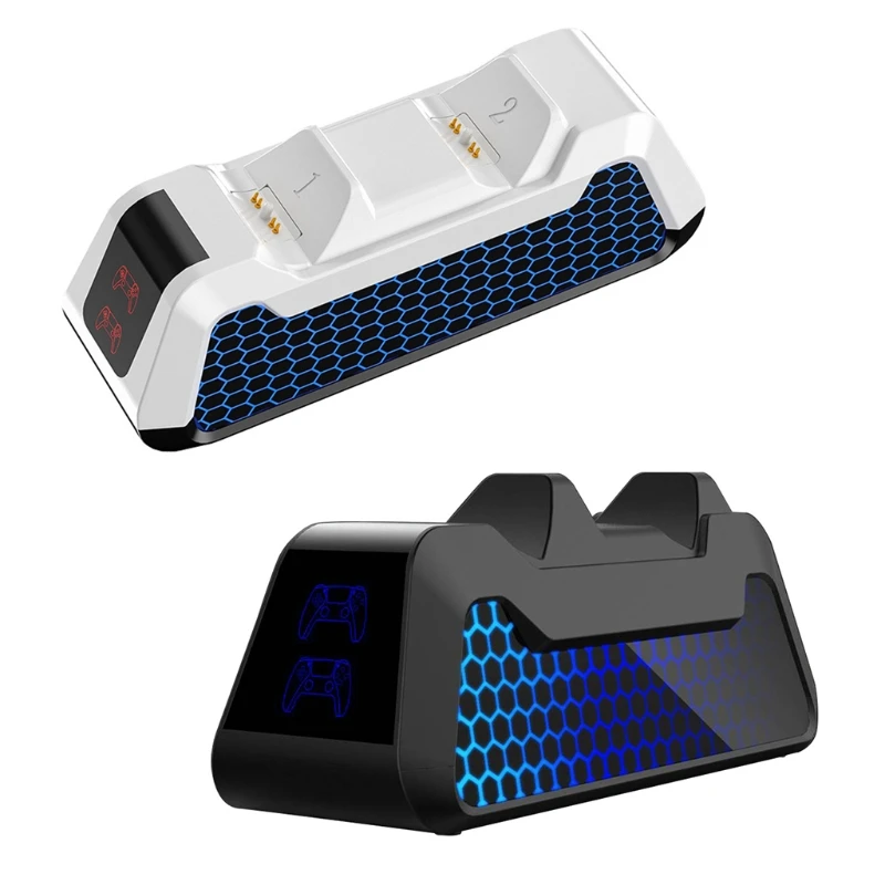 PS5 Controller Charger LED Indicator Charging Dock Station USB Charging Cable for PS5 Gaming Controllers Handles Kit
PS5 Controller Charger LED Indicator Charging Dock Station USB Charging Cable for PS5 Gaming Controllers Handles Kit
