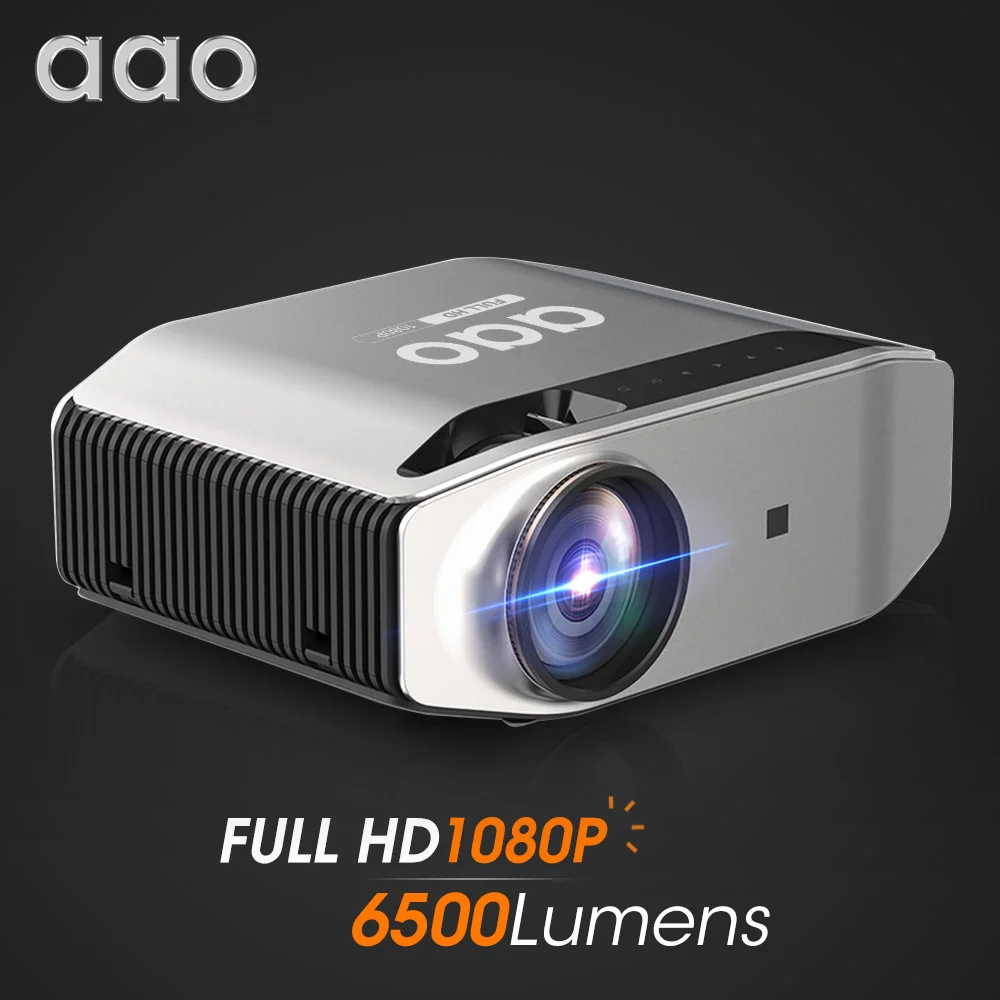 AAO Естественное разрешение 1080p Full HD проектор YG620 LED 1920x1080P 3D домашний кинотеатр YG621