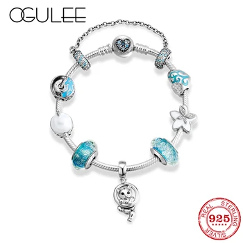 Original 925 Sterling Silver Charms Bracelet for Women Jewelry Fashion Snake Chain CZ Flower Heart Beads Bangles Accessories DIY
Original 925 Sterling Silver Charms Bracelet for Women Jewelry Fashion Snake Chain CZ Flower Heart Beads Bangles Accessories DIY