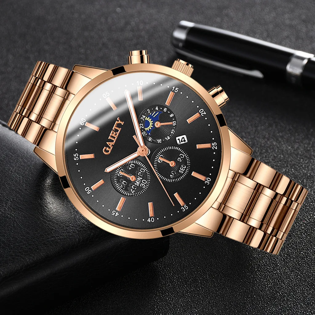 Luxury Watch 2021 Hot Men's Watch Fashion Steel Belt Three-eyed Men's Business Quartz Watch Factory Spot Wholesale Men Watches
Luxury Watch 2021 Hot Men's Watch Fashion Steel Belt Three-eyed Men's Business Quartz Watch Factory Spot Wholesale Men Watches
