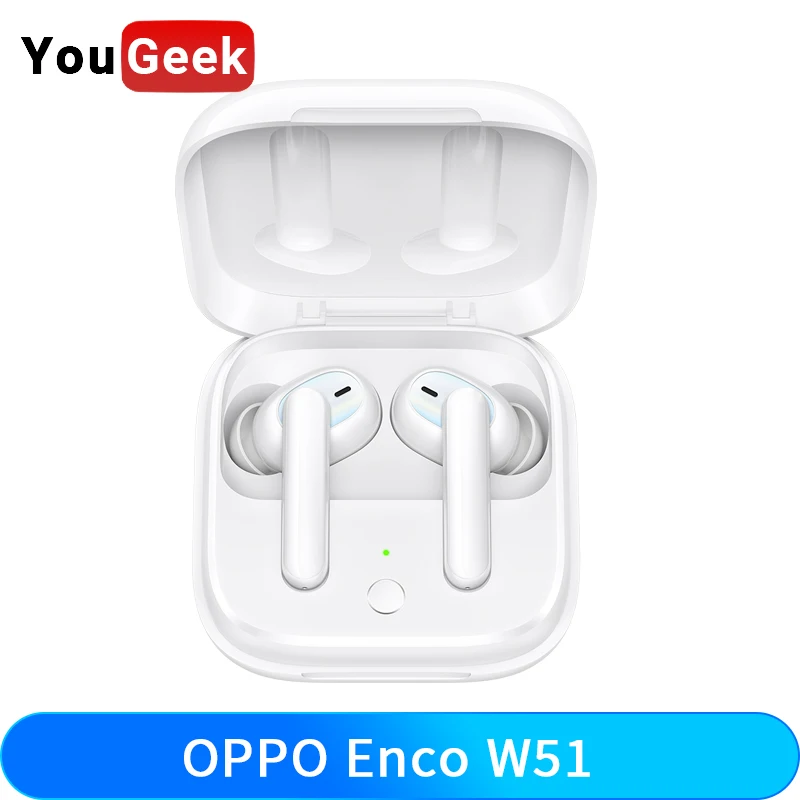 OPPO Enco W51 TWS наушники Bluetooth 5 0 шумоподавление беспроводные для Reno 4 Pro 3 Find X2 ACE