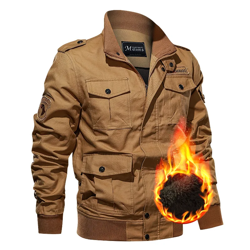2019 New Style Brushed And Thick Large Size Loose-Fit Jacket Casual Multi-pockets Middle-aged Coat Men's
2019 New Style Brushed And Thick Large Size Loose-Fit Jacket Casual Multi-pockets Middle-aged Coat Men's