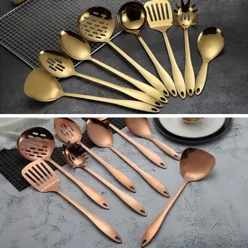 Newest 1pc Titanium Stainless Steel Cooking Tools Spoon Shovel Cookware Kitchen Tools Spatula Ladle Kitchenware series Hot Sale
Newest 1pc Titanium Stainless Steel Cooking Tools Spoon Shovel Cookware Kitchen Tools Spatula Ladle Kitchenware series Hot Sale