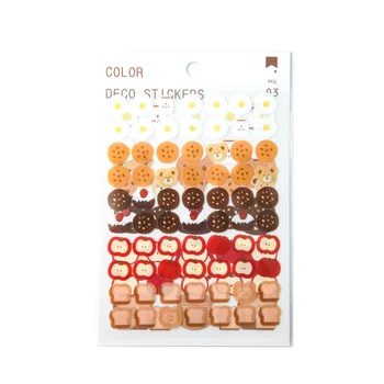 3 sheets Cute Color Deco Stickers Set Mini Dots Cartoon Bear Alphabet Paint Breakfast Note Sticker Decoration Diary Gift F190
3 sheets Cute Color Deco Stickers Set Mini Dots Cartoon Bear Alphabet Paint Breakfast Note Sticker Decoration Diary Gift F190