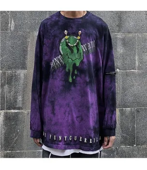 NiceMix Tie Dyed T-shirts Men Women 2020 Long Sleeve Casual Cotton Tops Tees Harajuku Streetwear Hip Hop Tshirt
NiceMix Tie Dyed T-shirts Men Women 2020 Long Sleeve Casual Cotton Tops Tees Harajuku Streetwear Hip Hop Tshirt