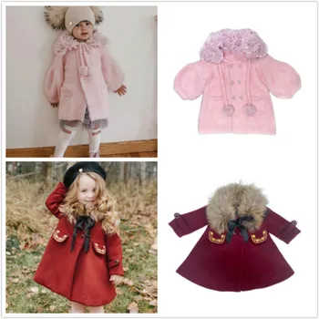 Pre-sale 2020 Winter New Girls Jacket Horn Sleeves Detachable Rose Imitation Fur Collar Christmas Party Coat
Pre-sale 2020 Winter New Girls Jacket Horn Sleeves Detachable Rose Imitation Fur Collar Christmas Party Coat