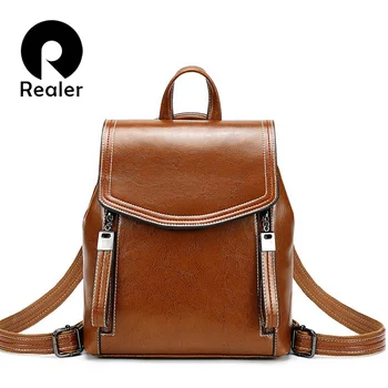 Realer Women backpack school bags for teenager girls leather school backpack for women large Capacity mochila shoulder bag 2020
Realer Women backpack school bags for teenager girls leather school backpack for women large Capacity mochila shoulder bag 2020