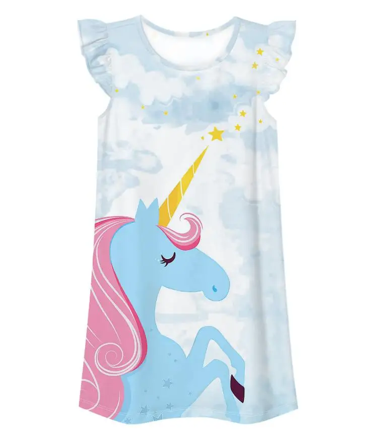 Princess Rainbow Unicorn Summer Dress Princess Rainbow Unicorn Summer Dress