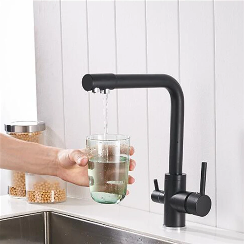 New 1/2" Copper Kitchen Sink Basin Faucet Mixer Double Water Taps Double Handles Basin Mixer Water Taps Bathroom Fixture Black
New 1/2" Copper Kitchen Sink Basin Faucet Mixer Double Water Taps Double Handles Basin Mixer Water Taps Bathroom Fixture Black