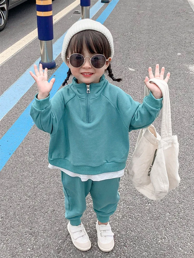 2019 Girls' Shirt Autumn Clothing New Style Mock Two-Piece Korean-style CHILDREN'S Sports Suit Female Baby Spring And Autumn Kid
2019 Girls' Shirt Autumn Clothing New Style Mock Two-Piece Korean-style CHILDREN'S Sports Suit Female Baby Spring And Autumn Kid