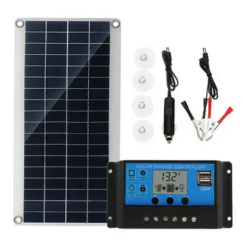 20W 12V 18V Solar Panel with battery Clip+10A Solar Car Charger Controller Solar Cells for Outdoor Camping Hiking traveling
20W 12V 18V Solar Panel with battery Clip+10A Solar Car Charger Controller Solar Cells for Outdoor Camping Hiking traveling