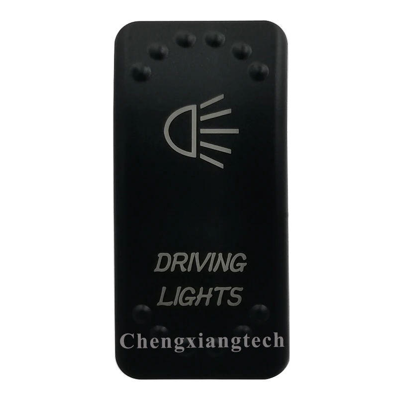 Laser Etched -DRIVING LIGHTS- Led Backlit Rocker Switch Cap for Car Boat Truck Rv Switch Auto DIY Replacing, Cover Only
Laser Etched -DRIVING LIGHTS- Led Backlit Rocker Switch Cap for Car Boat Truck Rv Switch Auto DIY Replacing, Cover Only