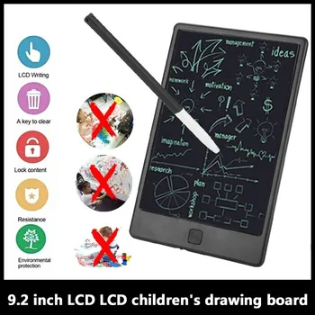 

LCD Writing Tablet 9.2'' Digital Graphic Tablets Electronic Handwriting LCD Drawing Tablet Pad Board Notepad Stylus Pen for Kids