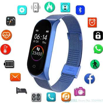 Stainless Steel Smart Watch Men Women For Android IOS Smartwatch Electronics Smart Clock Fitness Tracker Top Luxury Smart-watch
Stainless Steel Smart Watch Men Women For Android IOS Smartwatch Electronics Smart Clock Fitness Tracker Top Luxury Smart-watch