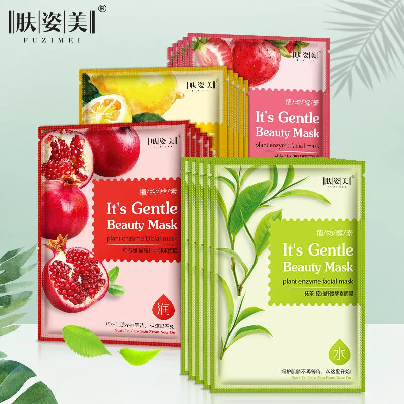 10Pcs HANKEY Fruit Face Mask Korean Cosmetics Skin Care Facial Mask Moisturizing Anti-Aging Black Head Remove Face Fabric Masks
10Pcs HANKEY Fruit Face Mask Korean Cosmetics Skin Care Facial Mask Moisturizing Anti-Aging Black Head Remove Face Fabric Masks