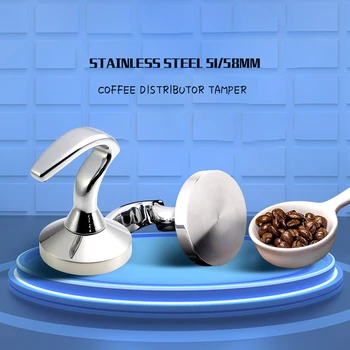 51/54/58MM Solid Stainless Steel Heavy Flat Plated Base Coffee Tamper Espresso DIY Manual Coffee Bean Mill Press Coffee Grinder
51/54/58MM Solid Stainless Steel Heavy Flat Plated Base Coffee Tamper Espresso DIY Manual Coffee Bean Mill Press Coffee Grinder