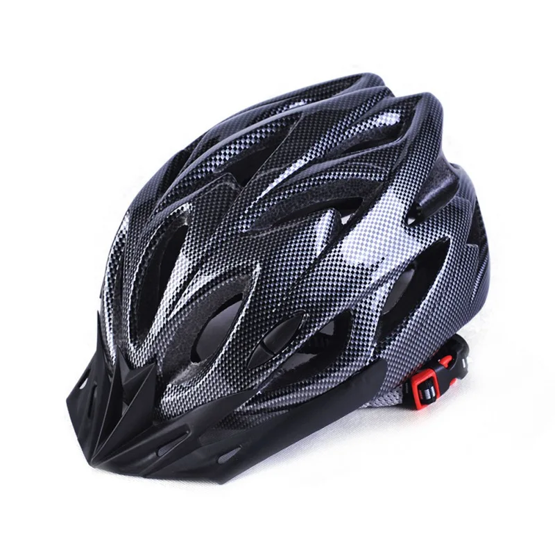 Cycling Helmet Mountain Bike Cycling Helmets Hollow Breathable Mountain Hat Outdoor Cycling Carbon Fiber Safety Head Cap Шлем