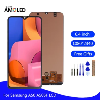 For Samsung Galaxy A50 SM-A505FN/DS A505F/DS A505 LCD Display Touch Screen Digitizer Assembly AMOLED For Samsung A50 A50F LCD
For Samsung Galaxy A50 SM-A505FN/DS A505F/DS A505 LCD Display Touch Screen Digitizer Assembly AMOLED For Samsung A50 A50F LCD