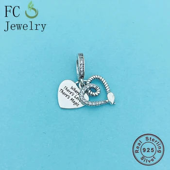 FC Jewelry Fit Original Charm Bracelet 925 Sterling Silver Where There is Love Magic Heart Bead For Making Women Berloque 2020
FC Jewelry Fit Original Charm Bracelet 925 Sterling Silver Where There is Love Magic Heart Bead For Making Women Berloque 2020