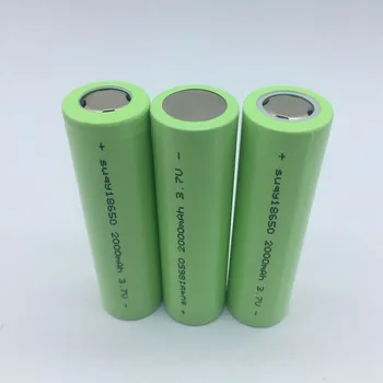Suqy 100% 18650 Battery Rechargeable Cell Batteries 18650 Rechargeable Batteries 3.7 V 2000mah No Pcb 1/2/3/4/6/8/10 pcs 
Suqy 100% 18650 Battery Rechargeable Cell Batteries 18650 Rechargeable Batteries 3.7 V 2000mah No Pcb 1/2/3/4/6/8/10 pcs