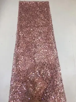 New Design High Quality 2020 Tulle Sequins African Lace Fabric Guipure Embroidered French Net Nigerian Lace Fabric for Wedding
New Design High Quality 2020 Tulle Sequins African Lace Fabric Guipure Embroidered French Net Nigerian Lace Fabric for Wedding