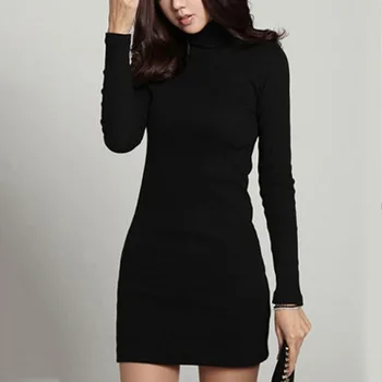 New year Winter dress plus size casual ladies dress long sleeve black warm dresses Thicken basic pencil work mini party dress
New year Winter dress plus size casual ladies dress long sleeve black warm dresses Thicken basic pencil work mini party dress